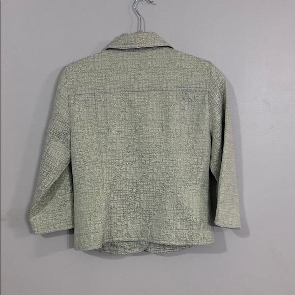 Ruby Rd. Textured Green Jacket - Picture 3 of 5